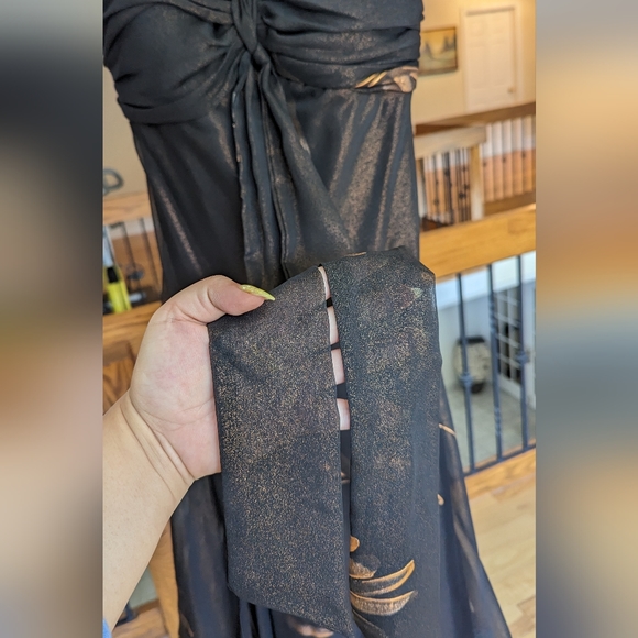 Laura Black/Copper Dress - Picture 5 of 5